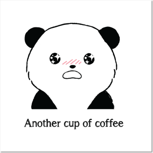 Panda coffee Posters and Art